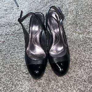 Tahari black heels